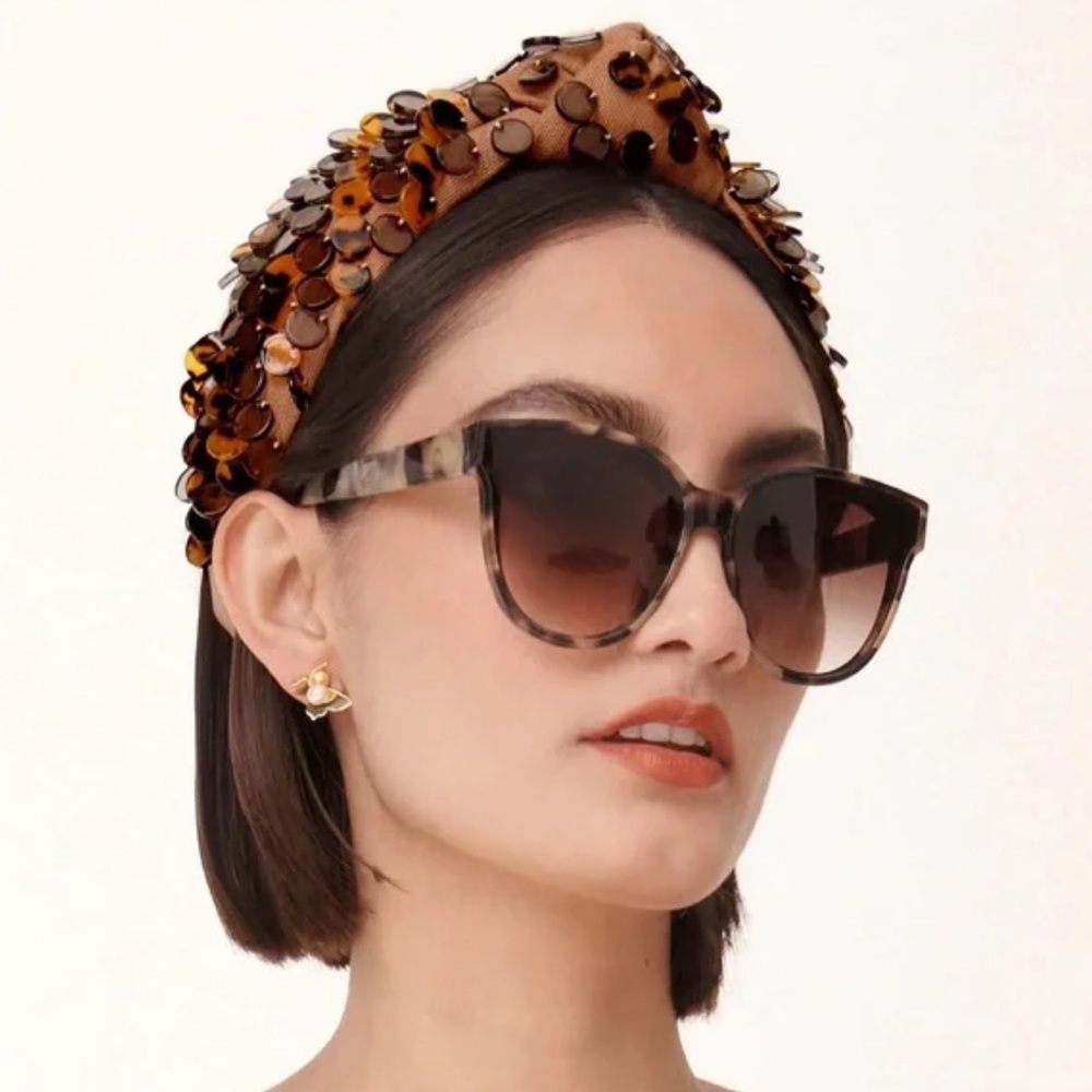 Elle Sadoughi Brooklyn Sunglasses in Tortoises Shell